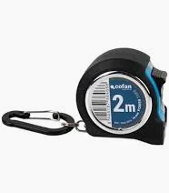 Flexometro 2 M Metal+Mosqueton COFAN